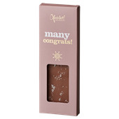 "Many Congrats" Chokoladeplade fra Xocolatl 50 g NEDSAT PGA DATO